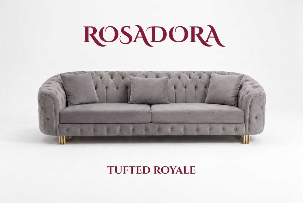 TUFTED ROYALE - Canapea cu 3 Locuri