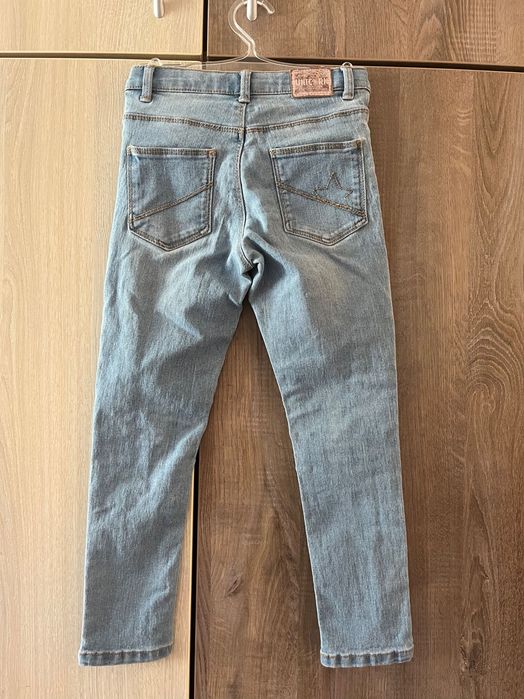 Детски дънки за момиче с пайети