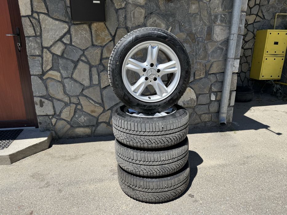 Jante 16” Mercedes CLK , 5x112 cu anvelope de iarna 215/55/R16