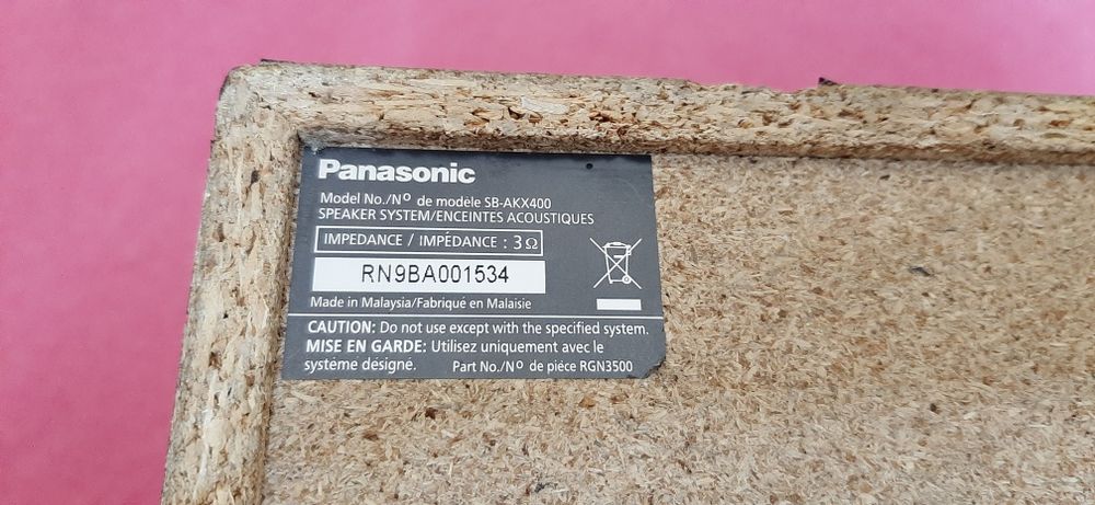 Boxe Panasonic-Pioneer