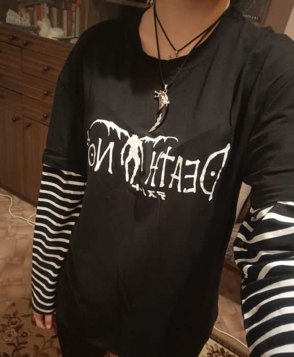 Продаю аниме лонгслив. "Тетрадь смерти".