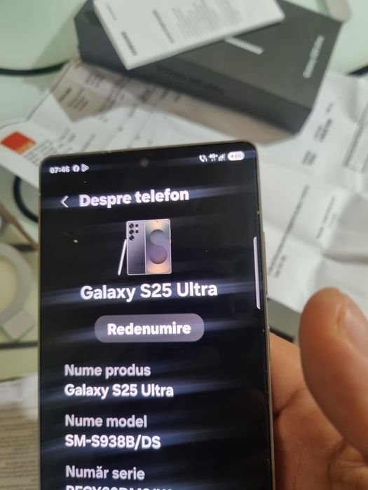 Samsung s25 ultra model top 12/512 GB în garanție
