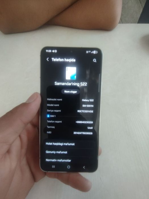 Samsung s22 5g 8/256 tali