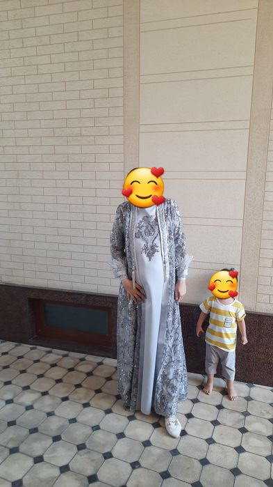 Abaya Dvoyka 100% qo'l mexnati toshlari qimmat