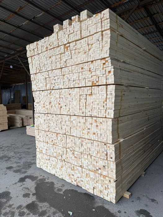 Бруски (сухие, строганные) рейки, таврика