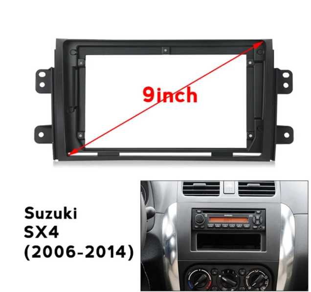 Мултимедия Android CarPlay за Suzuki SX4 Fiat Sedici + ПОДАРЪК Камера