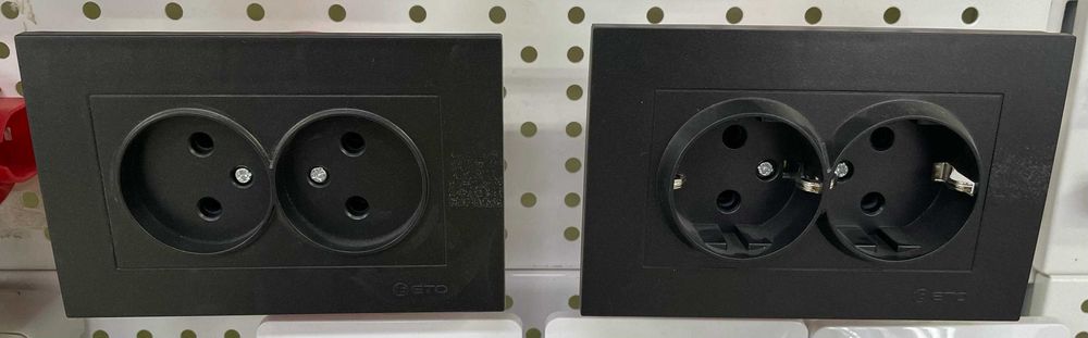 Розетки Vision (Турция) Черные