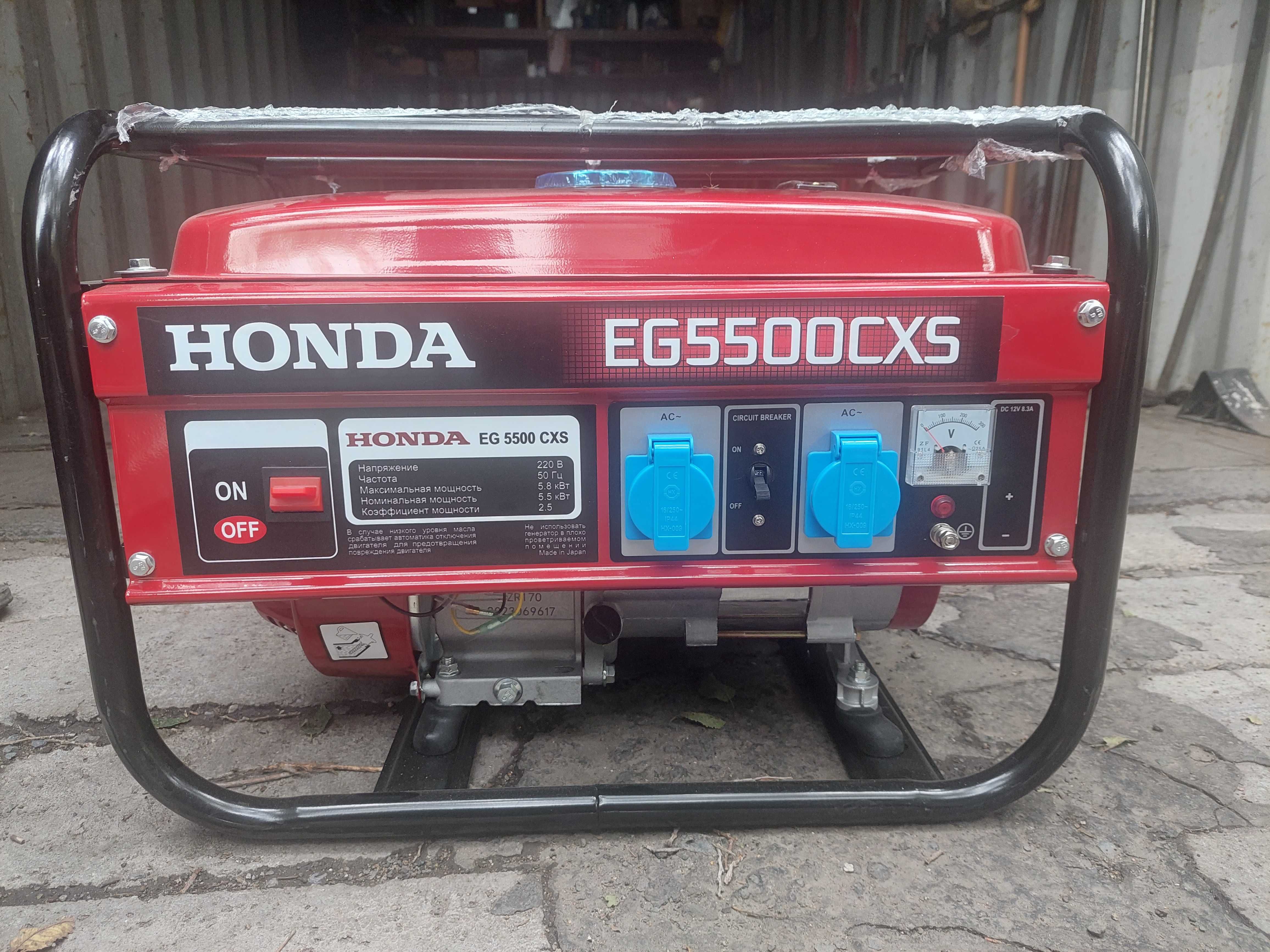 Генератор eg 5500cxs honda