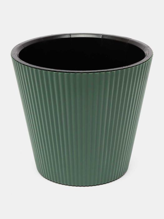 Горшки для цветов пластиковые. Кашпо «Спектр» (Рифленые)