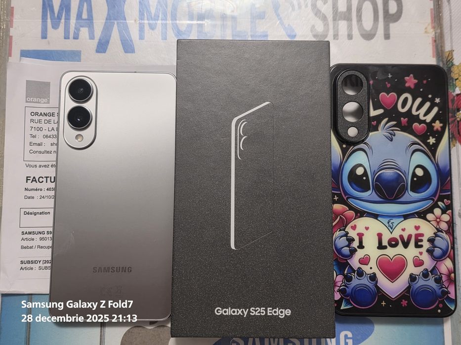 Samsung Galaxy S25 Edge Silver -256 GB / Garantie