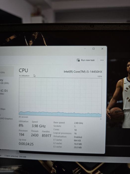 Laptop Gaming RTX 4050 Ca NOU Garanție eMag 24GB RAM DDR5 1TB SSD