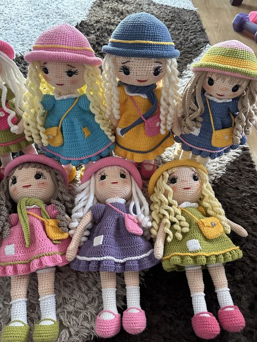 Плетени кукли от памучна прежда