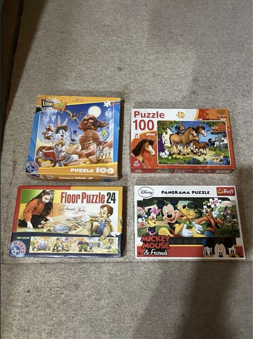 Vand puzzle-uri pentru copii