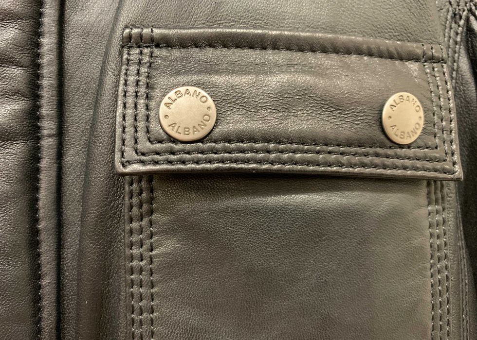 Geaca barbati din piele naturala Vera Pelle by Albano marimea 46