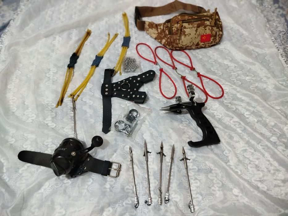 Профессиональная охотничья рогатка – комплект для рыбалки и стрельбы п