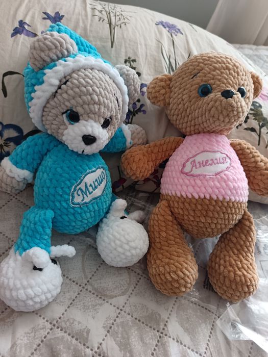 Плетени играчки от хипоалергенна прежда