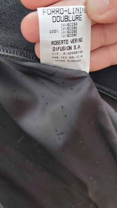 Palton negru damă Roberto Verino