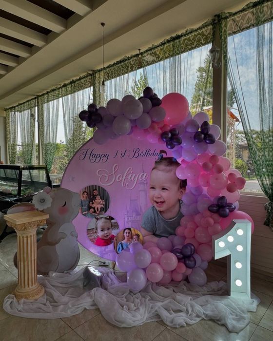 Детское оформление на годик.