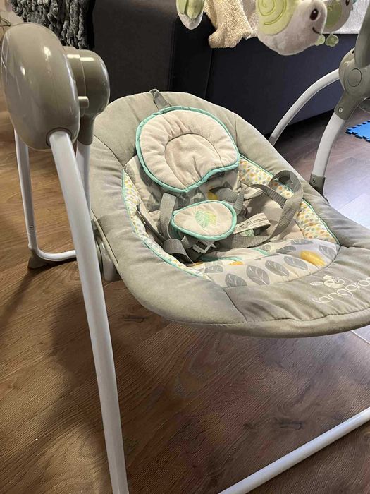 CANGAROO Електрическа люлка BABY SWING СИВ