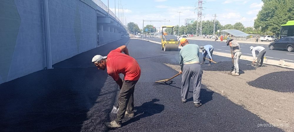 Асфальт хизмати Узбекистан буйлаб