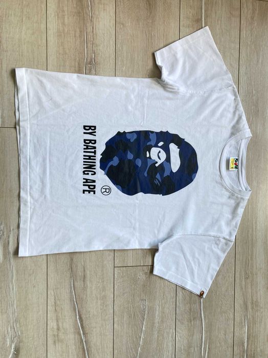 A Bathing Ape мъжка бяла тениска размер М