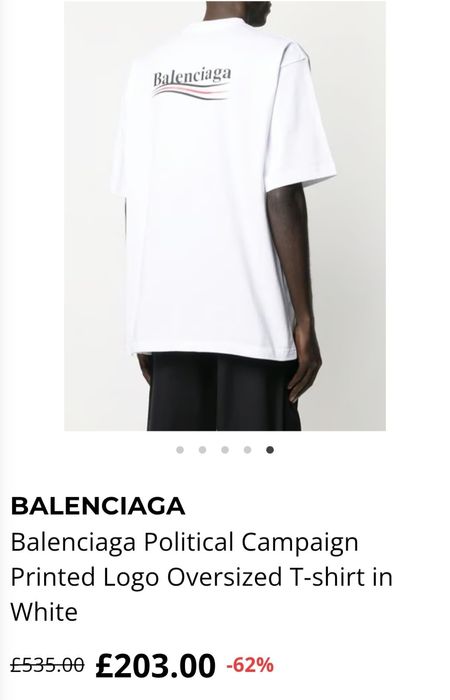 Balenciaga оригинална тениска