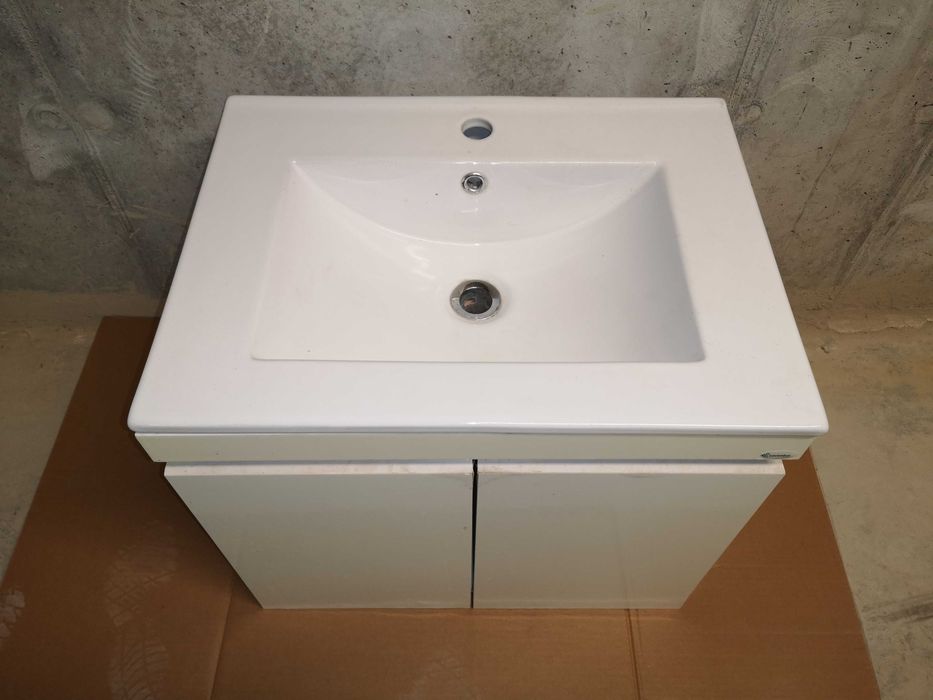 Vand mobilier baie fara lavoar, PAL, alb, NOU