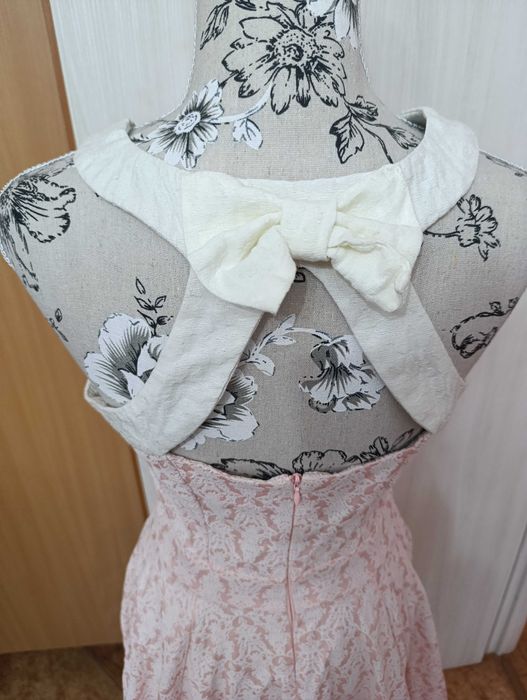 Rochie de vară roz deschis Lashez