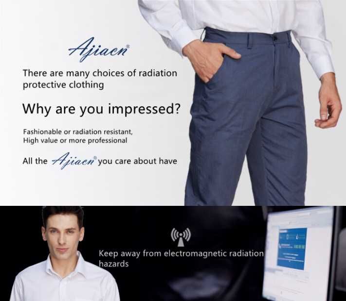 AntiRF EMF EMR WiFi 5G Екраниран Панталон с EMP Електромагнитна Защита