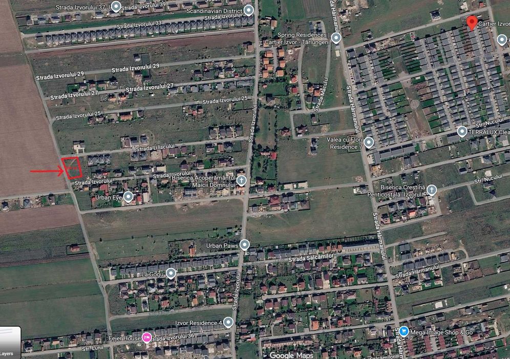 Vand teren cartier Izvor 700m2 cu utilitati