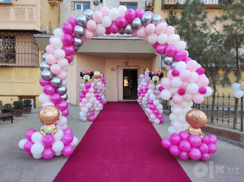 300.000 Ofarmleniya Raddom Afarmleniya ochilish Оформление шарами