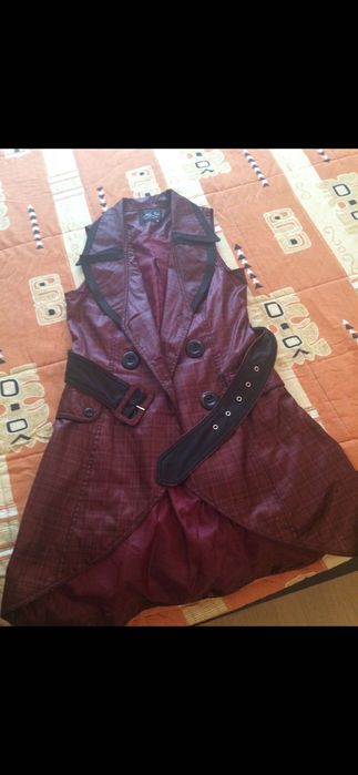 Елек промазка винено червен