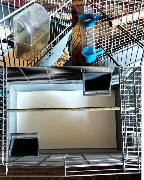 Colivie pentru canari, peruși sau specii mai mici de papagali