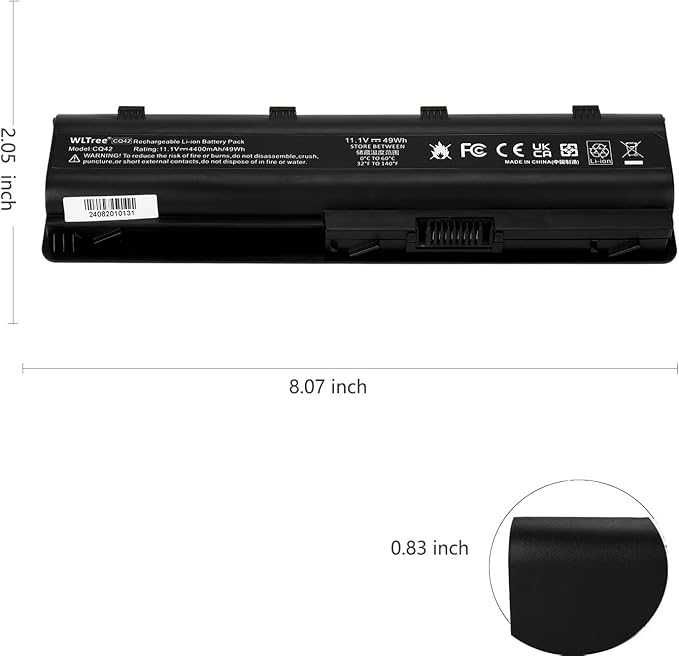 Baterie laptop MU06 pentru HP G62 G72 Pavilion G6 G7 –593553-001