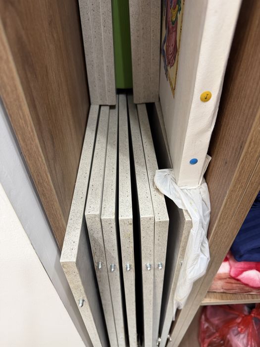 Стол книжка серого цвета