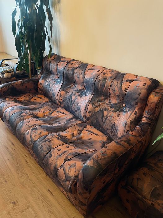 Холова гарнитура от 5 части с функция сън на дивана