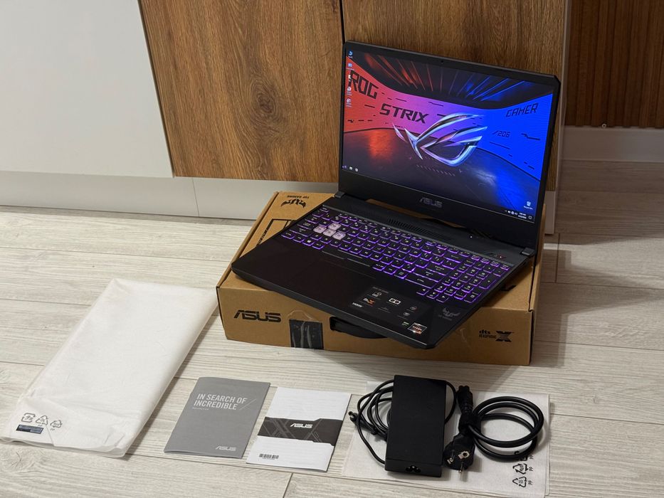 15.6 IPS/ Ryzen 7 /GTX 1650 / 16GB /SSD / Asus TUF /RGB /MIL-STD-810