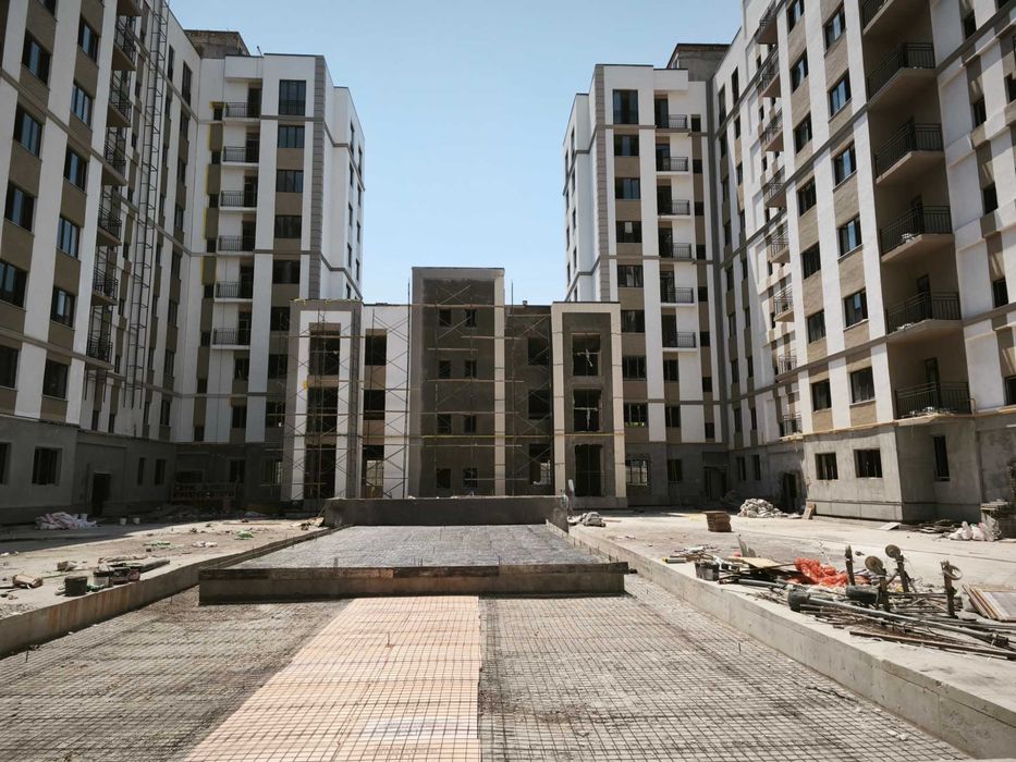 Yu  1 комнатная 39м2 квартира ЖК Chimgan Hills, экобазар Чимган