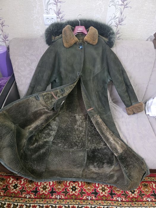 Продам дубленку длинную,теплую,размер ХL