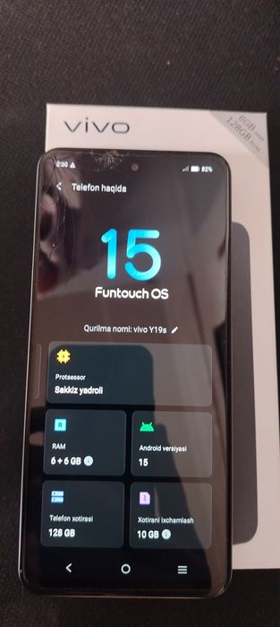 Vivo y19s holati yaxwi