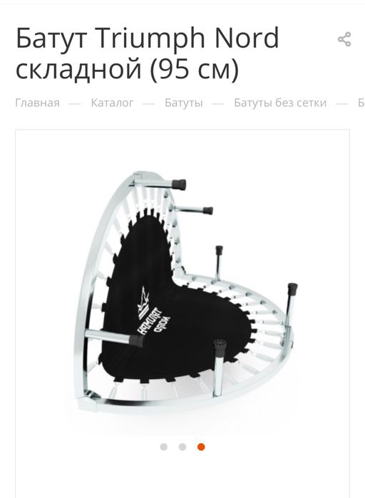 Батут Triumph Nord складной (95 см)