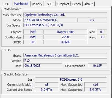 PC Workstation i9-14900K / 64GB DDR5 / 6TB NVMe / Z790 AORUS MASTER X