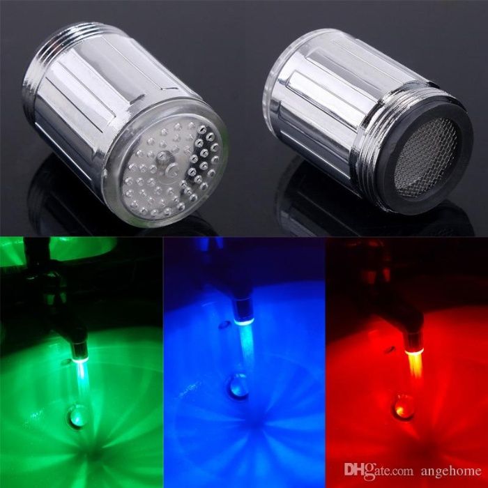 Светещ накрайник за чешма