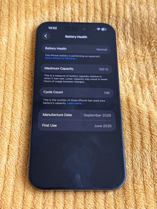 iPhone 15 Pro 256GB, 100% BH + гаранция