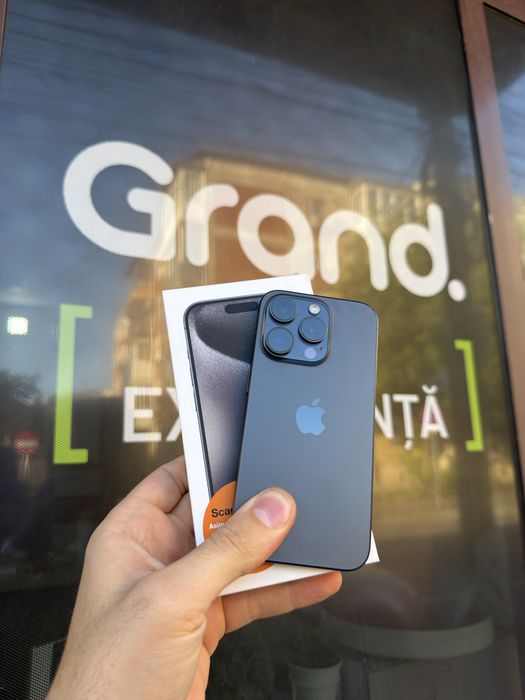 iPhone 15 Pro Ca NOU 256 GB Baterie 100%  * GRAND * Garantie 1 AN