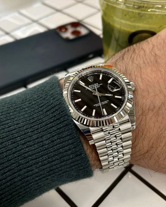 Rolex  Date-just  Black Dial 41,mm