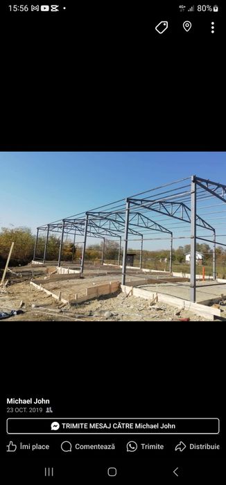 OCAZIE structura 200mp la 3800 de euro fără montaj