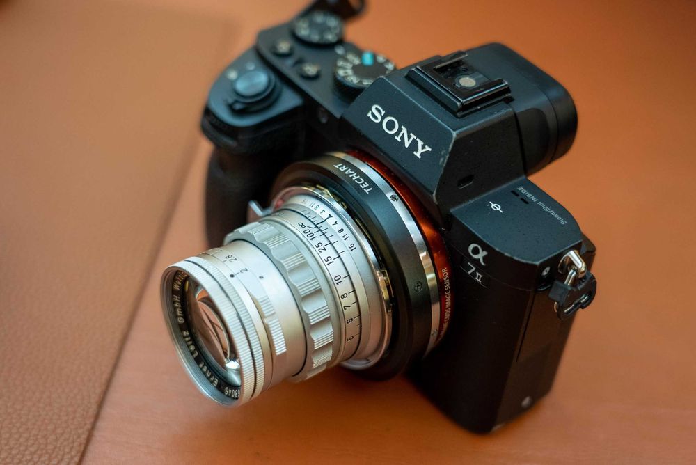 Автофокусен адаптер Techart LM-EA9 (Leica M към Sony E)