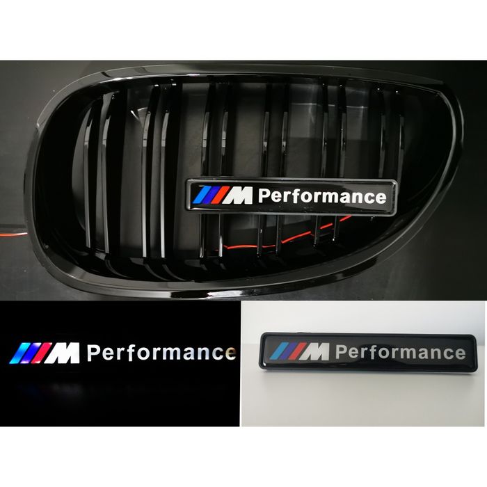 Logo LED Emblema M PERFORMANCE Grile Led Luminos