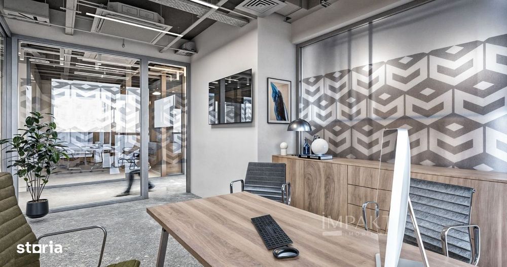 Spatiu servicii in cladire de birouri 440 m2 finisat la CHEIE,  Europa